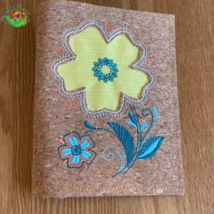 Sweetpea’s Handmade Reverse-Appliqué Notebook Collection – Floral Delight