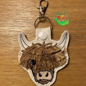 Sweetpea's Handmade Key Fob Collection - Highland Cow