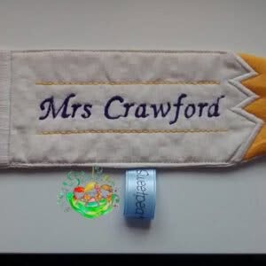 Sweetpea's Handmade Mug Rug Collection - Pencil