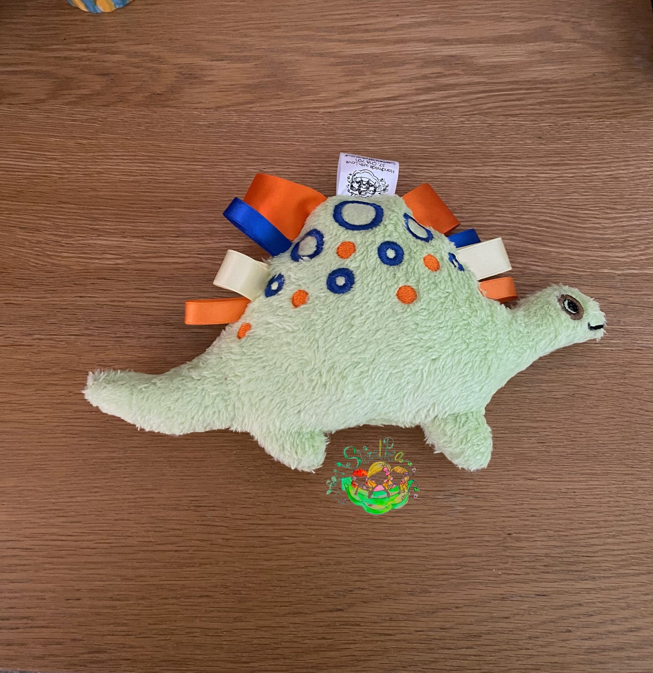Sweetpea's Handmade Softie Collection - Dino Stegosaurus