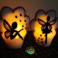 Sweetpea's Handmade Fairy Tealight Collection - Sitting Fairy