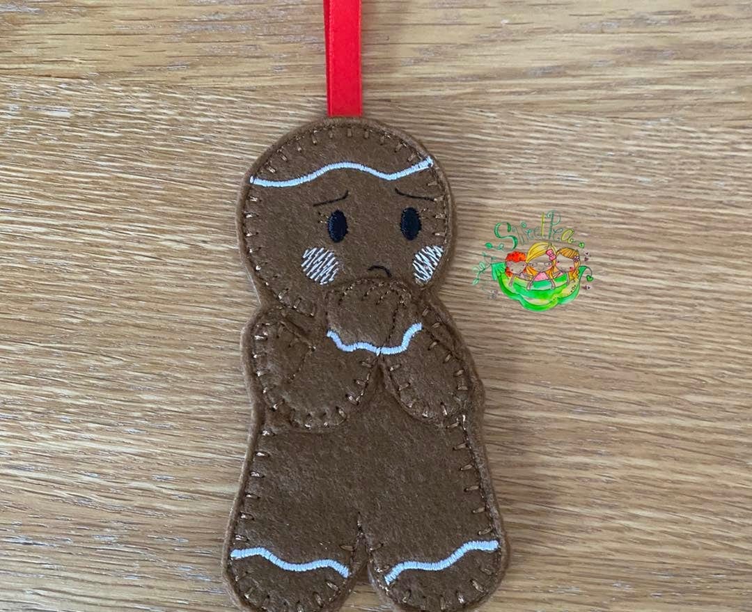 Sweetpea’s Handmade Gingerbread Emotions Collection - Worried