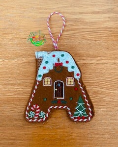Sweetpea’s Handmade Gingerbread House Letter Collection - A