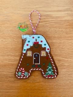 Sweetpea’s Handmade Gingerbread House Letter Collection - A