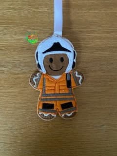 Sweetpea’s Handmade Gingerbread Occupation Collection - Air Ambulance Pilot