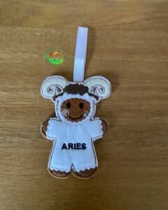 Sweetpea’s Handmade Gingerbread Zodiac Collection - Aries
