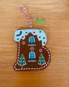 Sweetpea’s Handmade Gingerbread House Letter Collection - B
