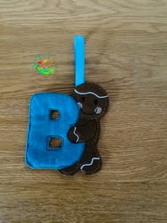 Sweetpea's Handmade Gingerbread Initial Collection - B