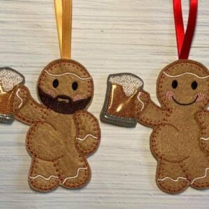 Sweetpea’s Handmade Gingerbread Family Collection – Beer Drinker