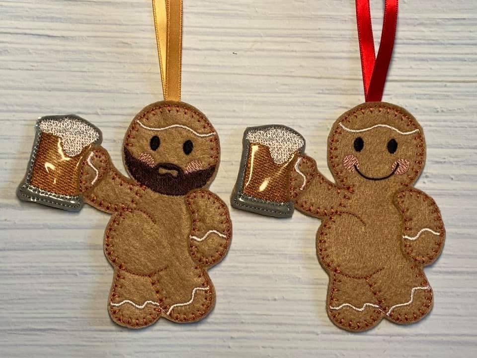 Sweetpea’s Handmade Gingerbread Family Collection – Beer Drinker