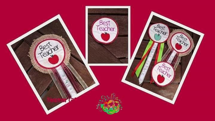 Sweetpea’s Handmade Teacher Appreciation Collection – Round Rosette