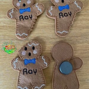 Sweetpea’s Handmade Gingerbread Magnet Collection – Bitten Gingerbread