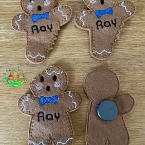 Sweetpea’s Handmade Gingerbread Magnet Collection – Bitten Gingerbread