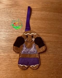 Sweetpea’s Handmade Gingerbread Sports Collection - Female Boxer