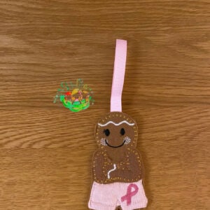 Sweetpea’s Handmade Gingerbread Family Collection – Breast Cancer Survivor