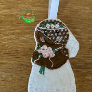 Sweetpea's Handmade Gingerbread Wedding - Just Married Collection - Bride