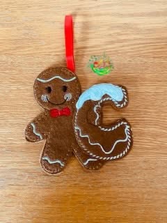 Sweetpea’s Handmade Gingerbread Christmas Letter Collection - C