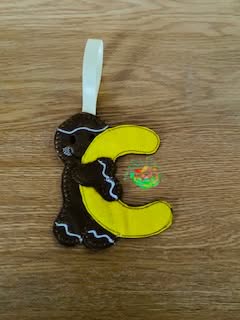 Sweetpea's Handmade Gingerbread Initial Collection - C
