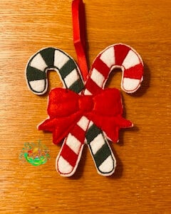 Sweetpea’s Handmade Christmas Hanger Collection – Candy Cane