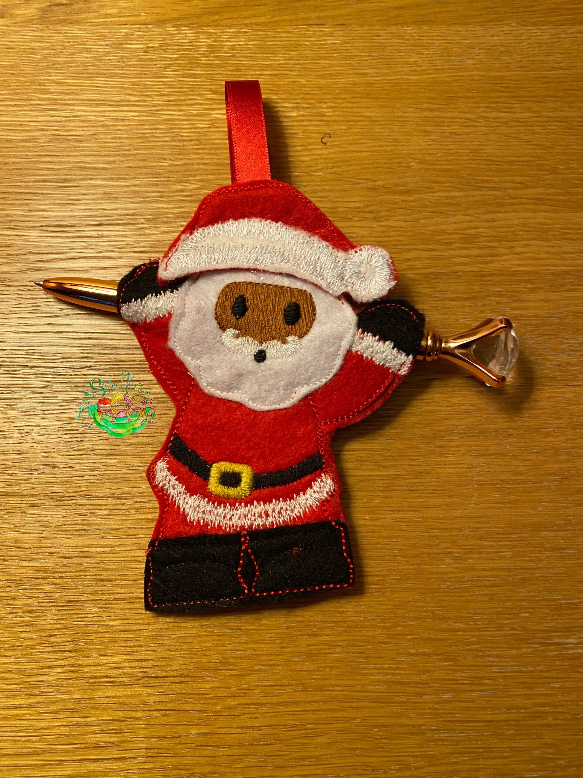 Sweetpea’s Handmade Gingerbread Christmas Collection – Candy Cane Santa