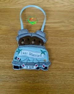 Sweetpea’s Handmade Just Married Collection - Wedding Car - Mr & Mr