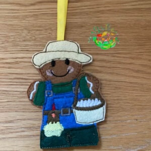 Sweetpea’s Handmade Gingerbread Occupation Collection - Chicken Farmer
