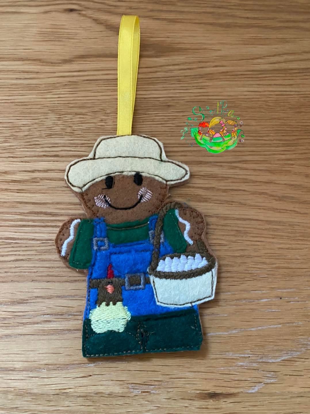 Sweetpea’s Handmade Gingerbread Occupation Collection - Chicken Farmer