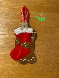 Sweetpea’s Handmade Gingerbread Christmas Collection – Christmas Stocking