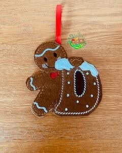 Sweetpea’s Handmade Gingerbread Christmas Letter Collection - D