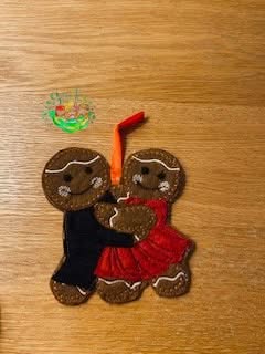Sweetpea’s Handmade Gingerbread Hobby Collection - Dancing Couple