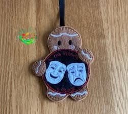 Sweetpea’s Handmade Gingerbread Hobby Collection - Drama Mask