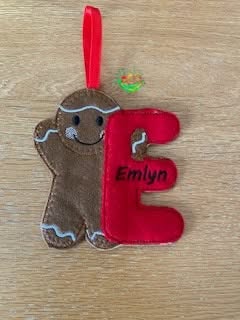 Sweetpea’s Handmade Gingerbread Christmas Letter Collection - E