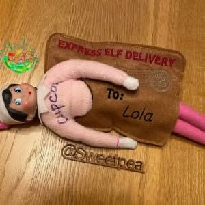 Sweetpea’s Handmade Elf Envelope Collection - Elf Delivery Envelope