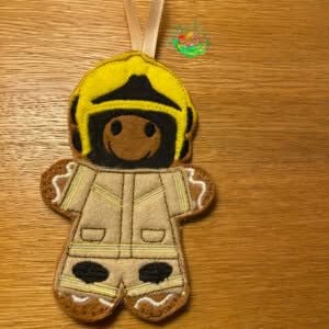 Sweetpea’s Handmade Gingerbread Occupation Collection - Firefighter