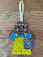 Sweetpea’s Handmade Gingerbread Hobby Collection - Fisherman