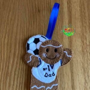 Sweetpea’s Handmade Gingerbread Sports Collection - Football Dad