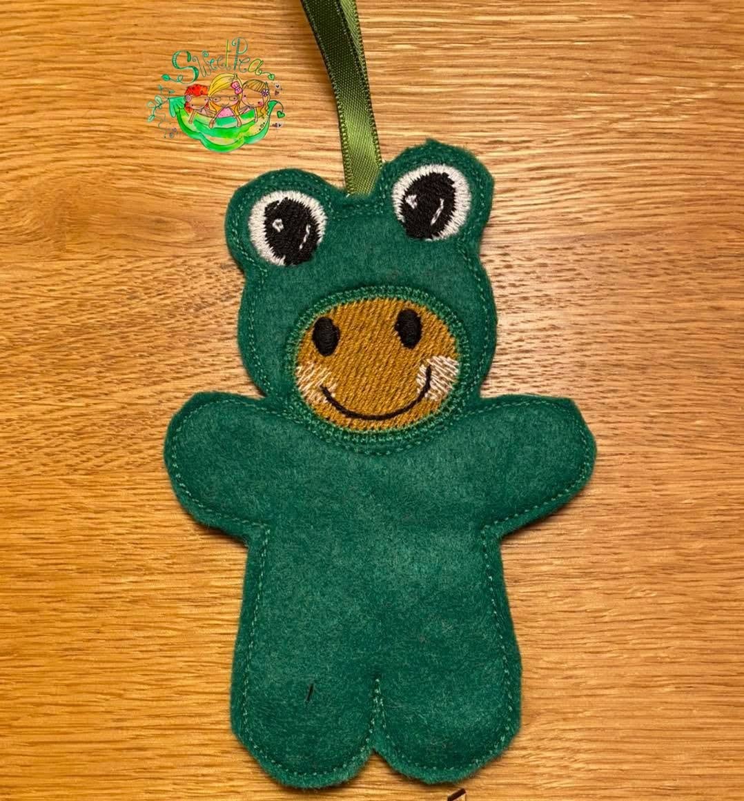 Sweetpea's Handmade Gingerbread Dress Up Collection - Frog