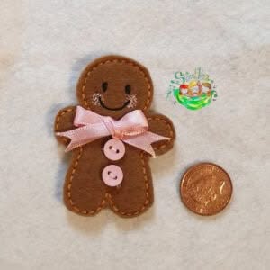Sweetpea’s Handmade Gingerbread Magnet Collection – Mini Gingerbread