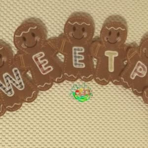 Sweetpea’s Handmade Banner Collection – Alphabet Gingerbread