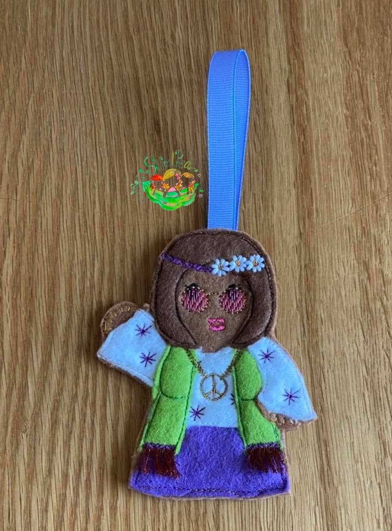 Sweetpea’s Handmade Gingerbread Family Collection – Hippy Girl