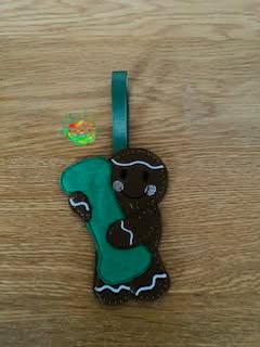 Sweetpea's Handmade Gingerbread Initial Collection - I