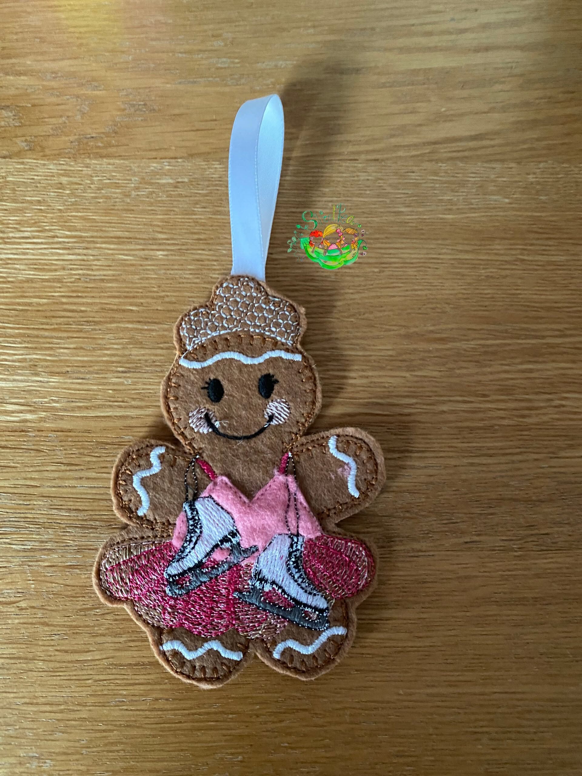 Sweetpea’s Handmade Gingerbread Sports Collection - Ice Skater