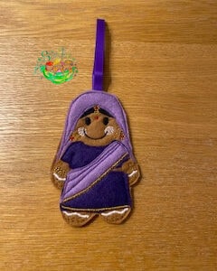 Sweetpea’s Handmade Gingerbread Nationalities Collection - Indian Woman