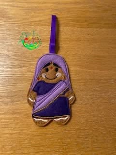 Sweetpea’s Handmade Gingerbread Nationalities Collection - Indian Woman