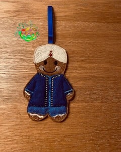 Sweetpea’s Handmade Gingerbread Nationalities Collection - Indian Man