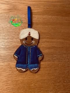 Sweetpea’s Handmade Gingerbread Nationalities Collection - Indian Man