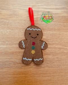 Sweetpea’s Handmade Knitted Hanger Collection – Gingerbread Man