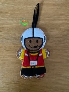 Sweetpea’s Handmade Gingerbread Occupation Collection - Lifeboat Man