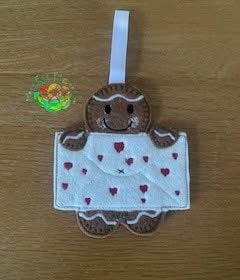 Sweetpea’s Handmade Gingerbread Valentine's Collection - Love You Envelope