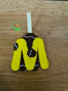 Sweetpea's Handmade Gingerbread Initial Collection - M